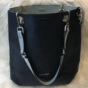 Calvin Klein | Navy Blue Deep Bucket / Tote Bag
